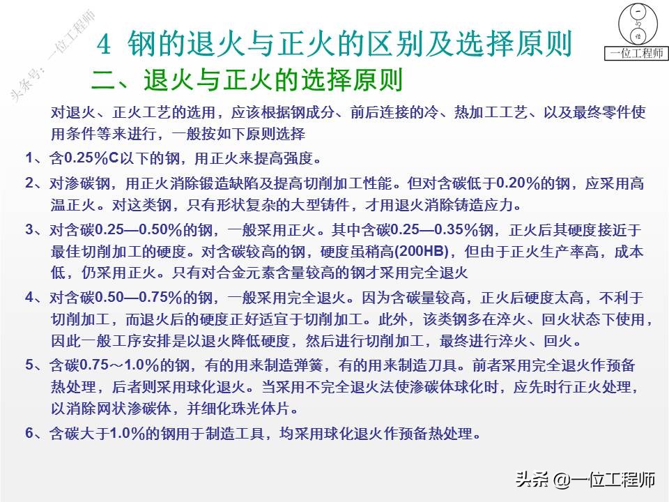 热处理正火和回火区别,热处理工艺正火退火回火