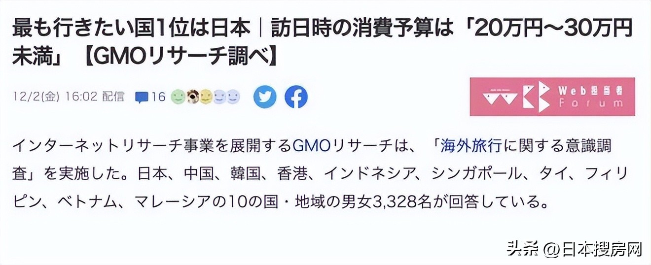 出国旅游自由行日本,日本人最想去旅游的国家