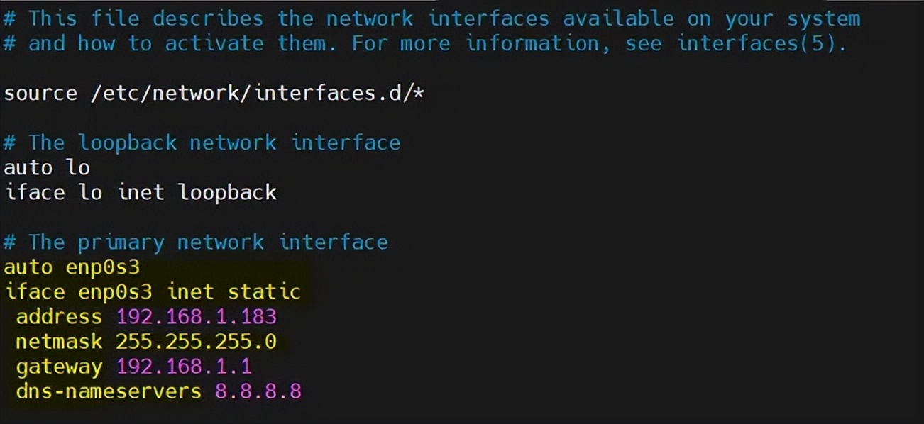 debian系统配置上网ip,debian服务器配置静态ip