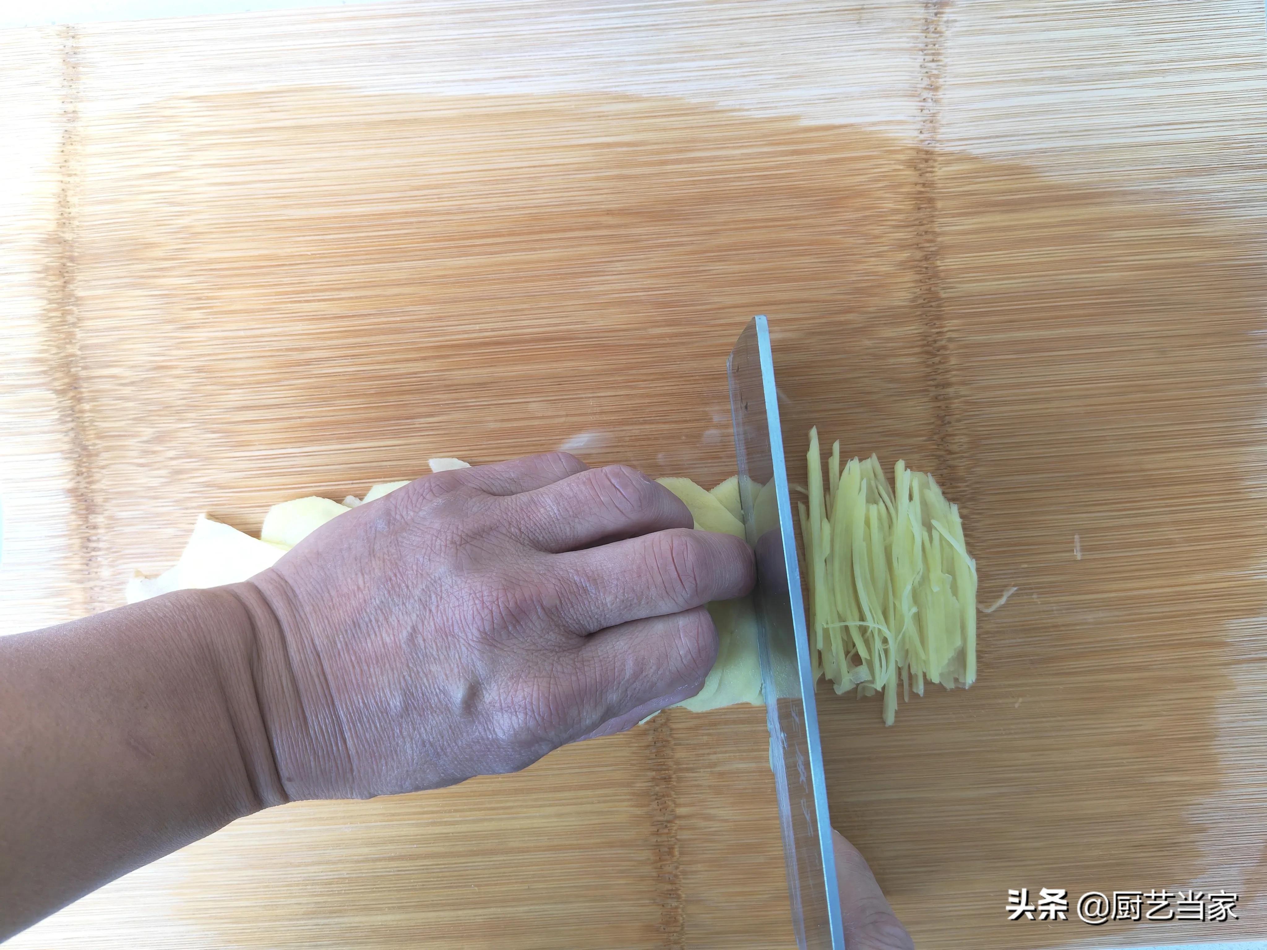 刀工初学者怎么切丝才会细,烹饪刀工土豆切片切丝基础教学