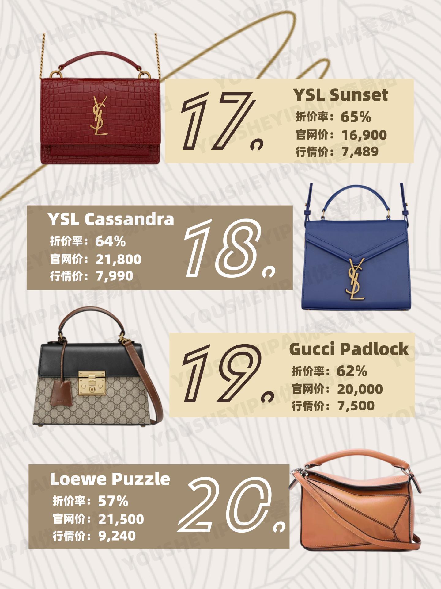 十大最保值的奢侈品包包排名,值得购买的二手奢侈品包包