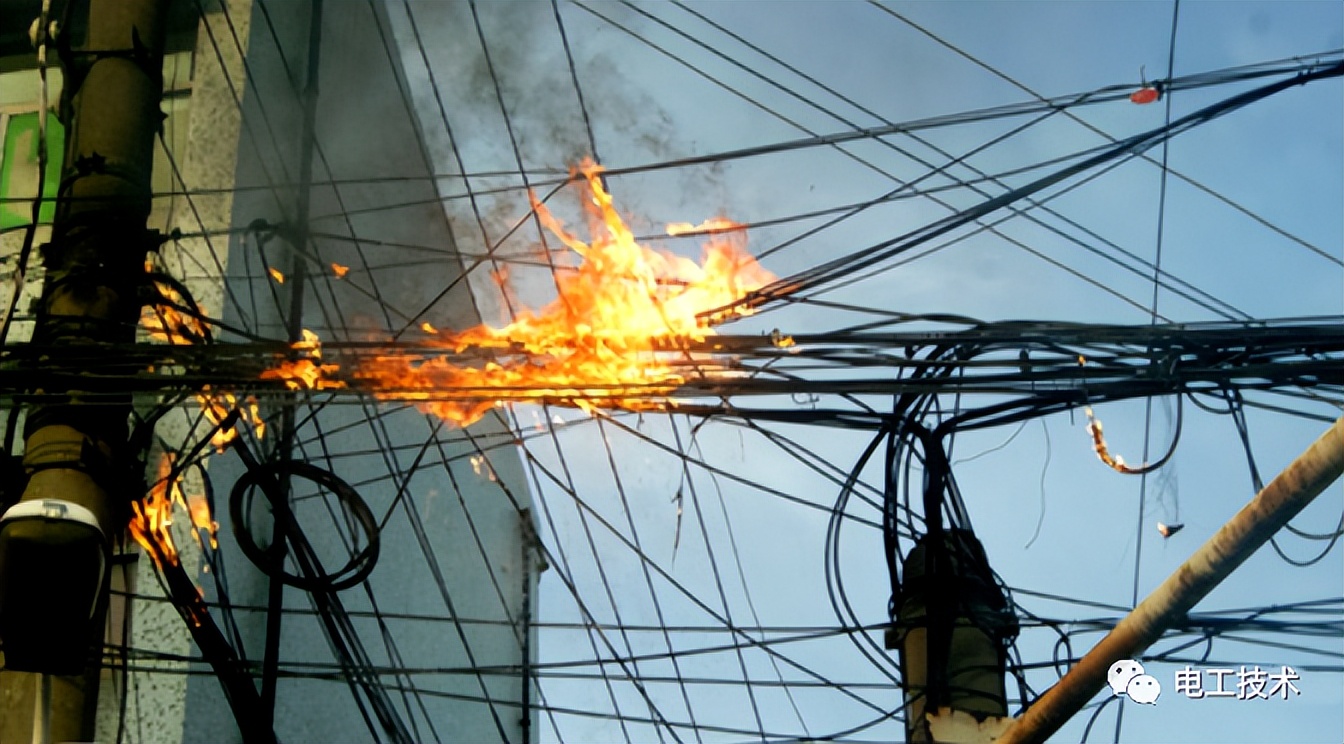 电线漏电起火空开不跳是什么原因,电线起火了空气开关还不跳