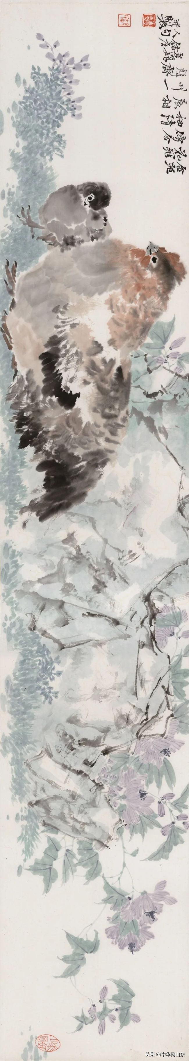 郝孝飞花鸟,郝孝飞花鸟国画