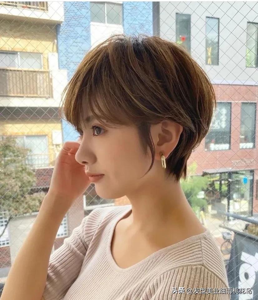 日系短发发型女圆脸,适合圆脸女生的超a日系短发