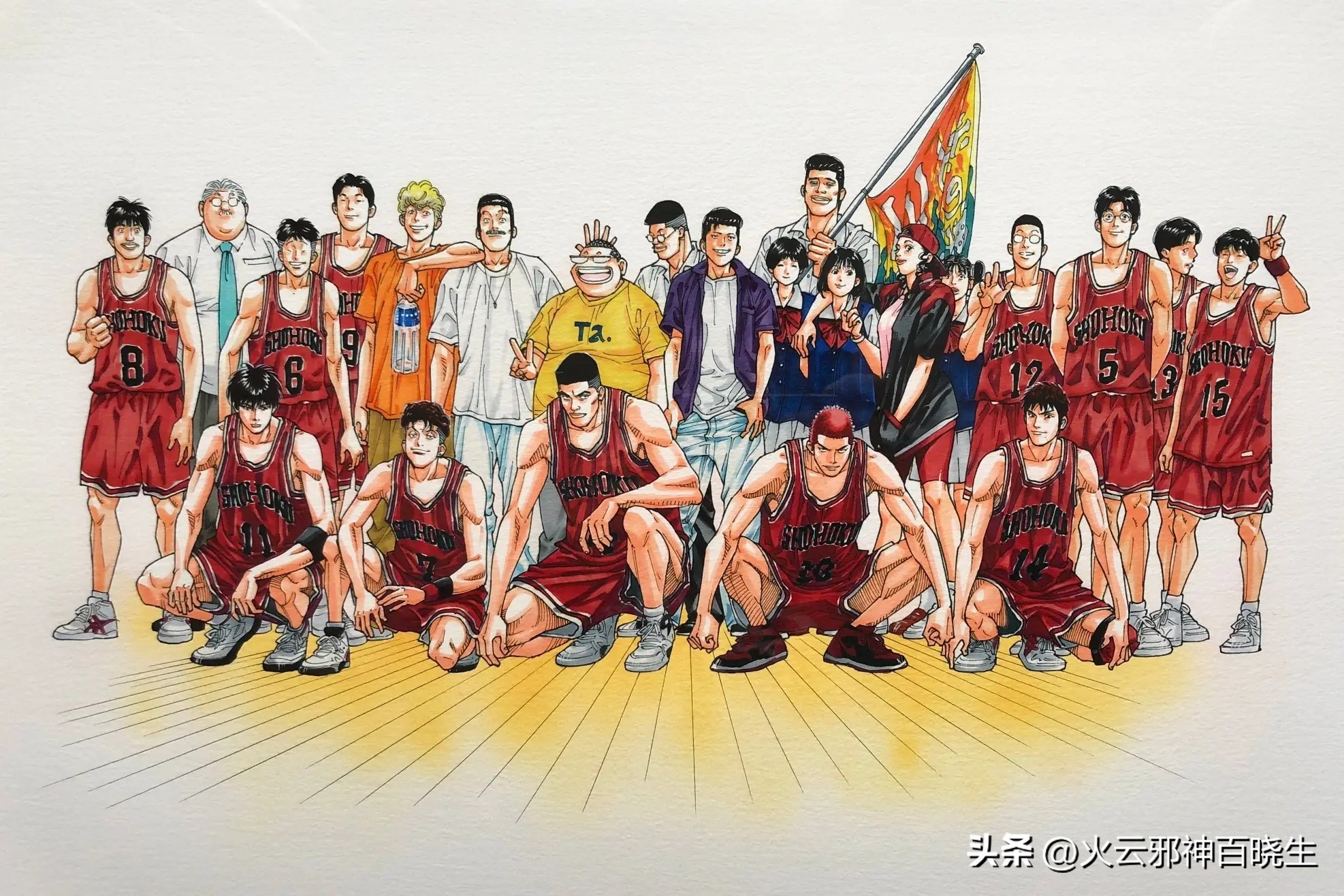 日本漫画三大巅峰之作,灌篮高手全国大赛完整版漫画全册