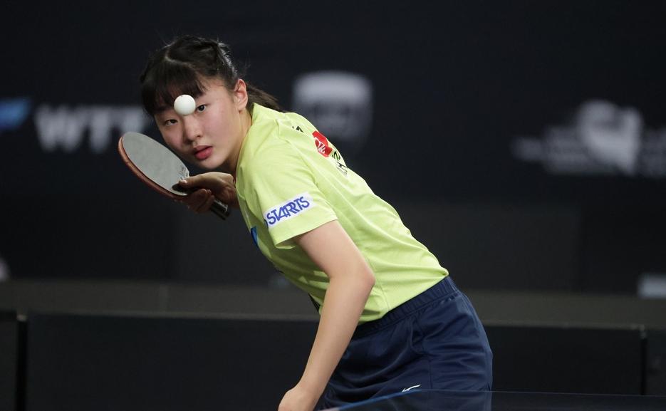 张本美和组合晋级8强,11岁张本美比赛