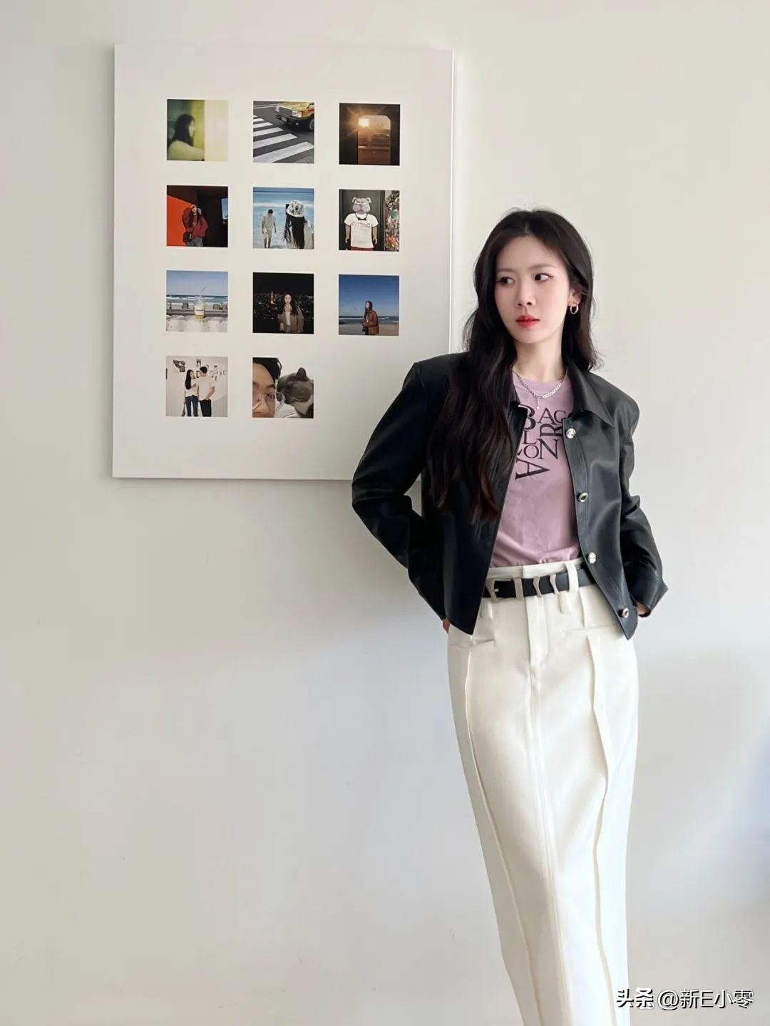 早春oversize皮衣,春装大码外套胖mm早春皮衣