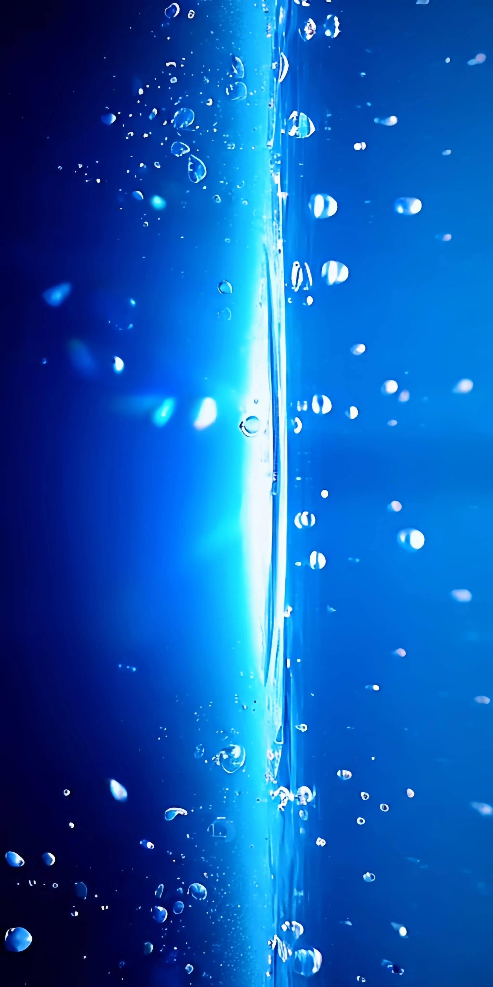 最清晰亮光风景竖版壁纸,水珠蓝色壁纸高清图片大全