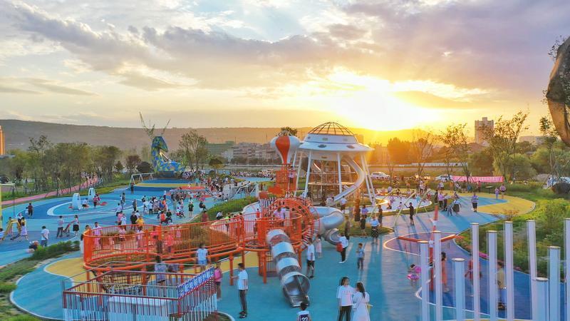 西安最美健步路线推荐丨蓝田滋水公园