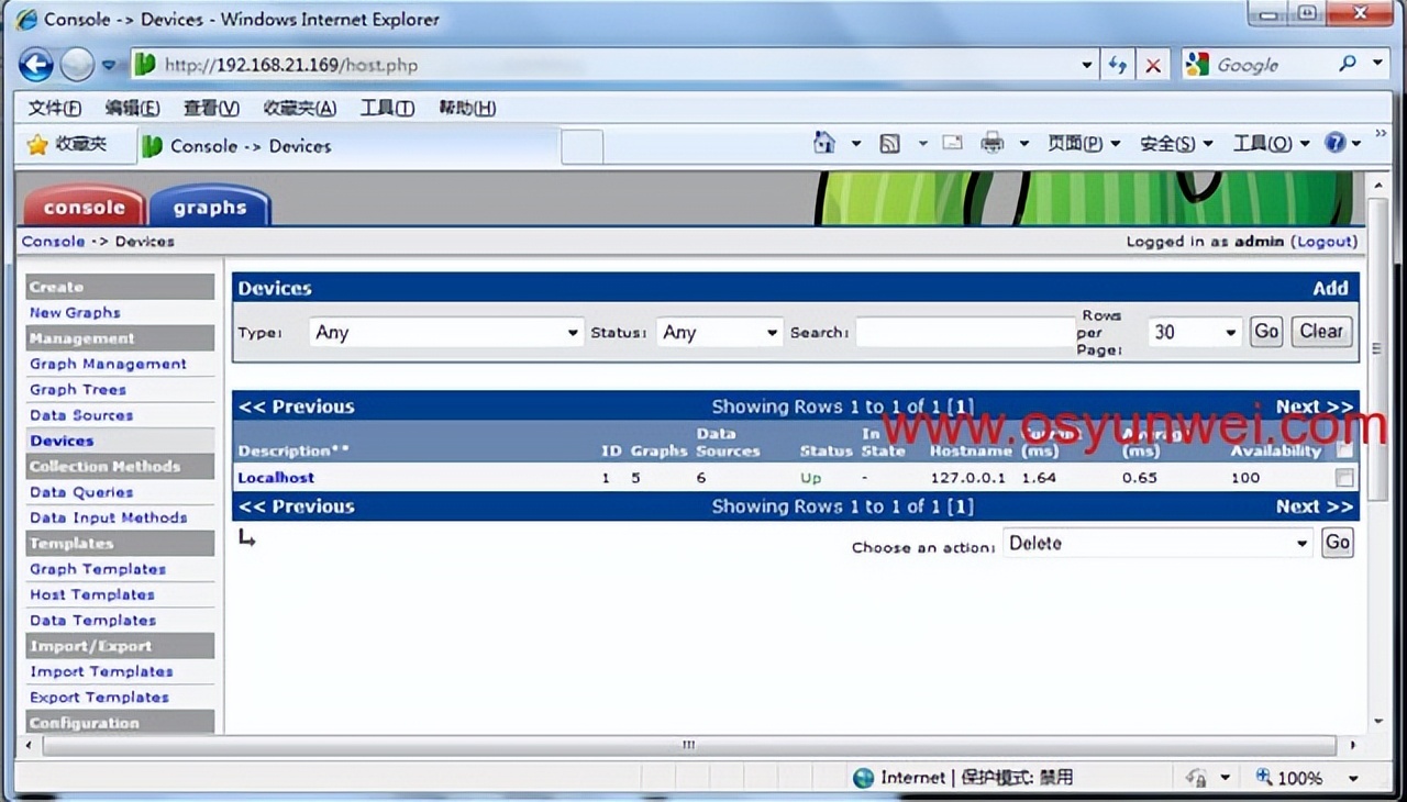 Cacti监控服务器配置教程,基于CentOS+Nginx+MySQL+PHP环境搭建