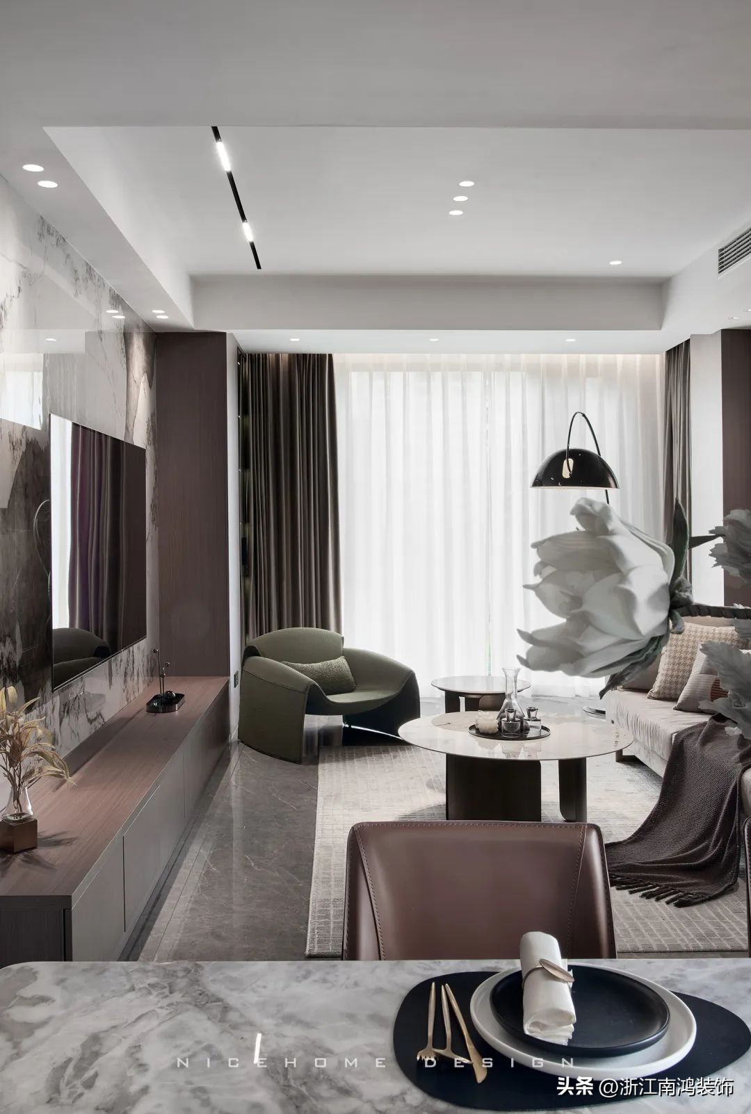 230平现代简约风格,温馨轻奢现代简约