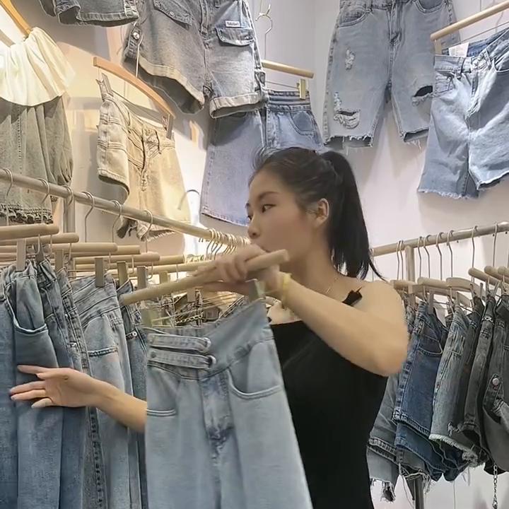 《R1145期》十三行秋款牛仔直筒裤+哈伦裤35.8?...