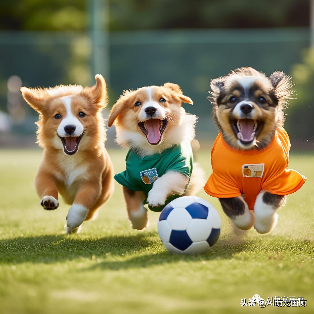 8只足球小将狗狗，这才是真正的萌宠世界杯！