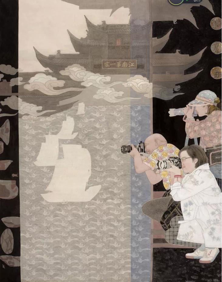 姬广军水墨画欣赏,中国著名艺术家姬广军