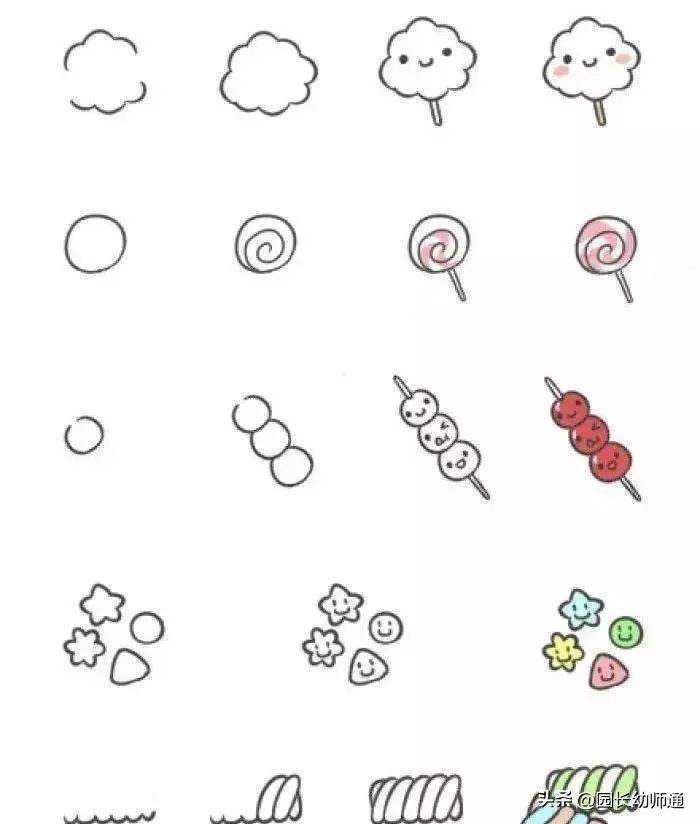 春节龙的简笔画怎么画简单又好看,6-12岁2022年春节简笔画