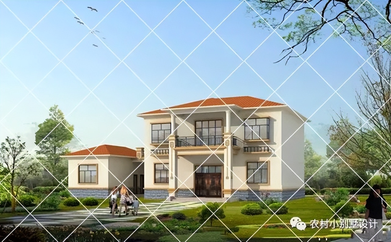 农村自建别墅带柴火灶设计,农村带堂屋柴火灶三层别墅实拍图