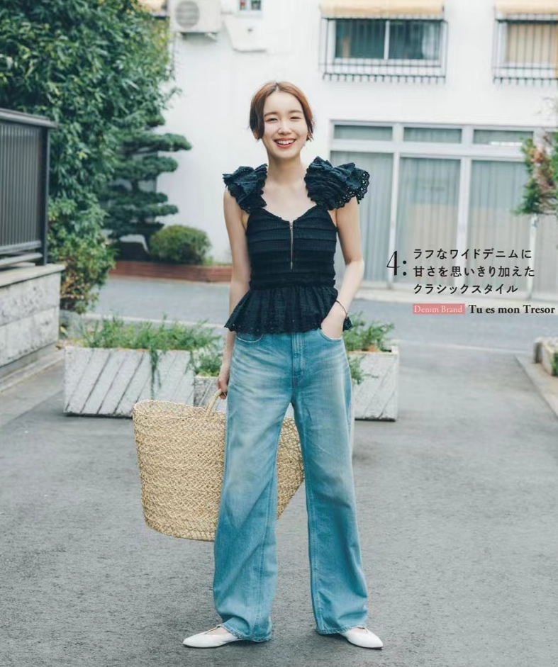 一条牛仔裤解决今夏所有搭配,这才是冬季牛仔裤的穿搭技巧