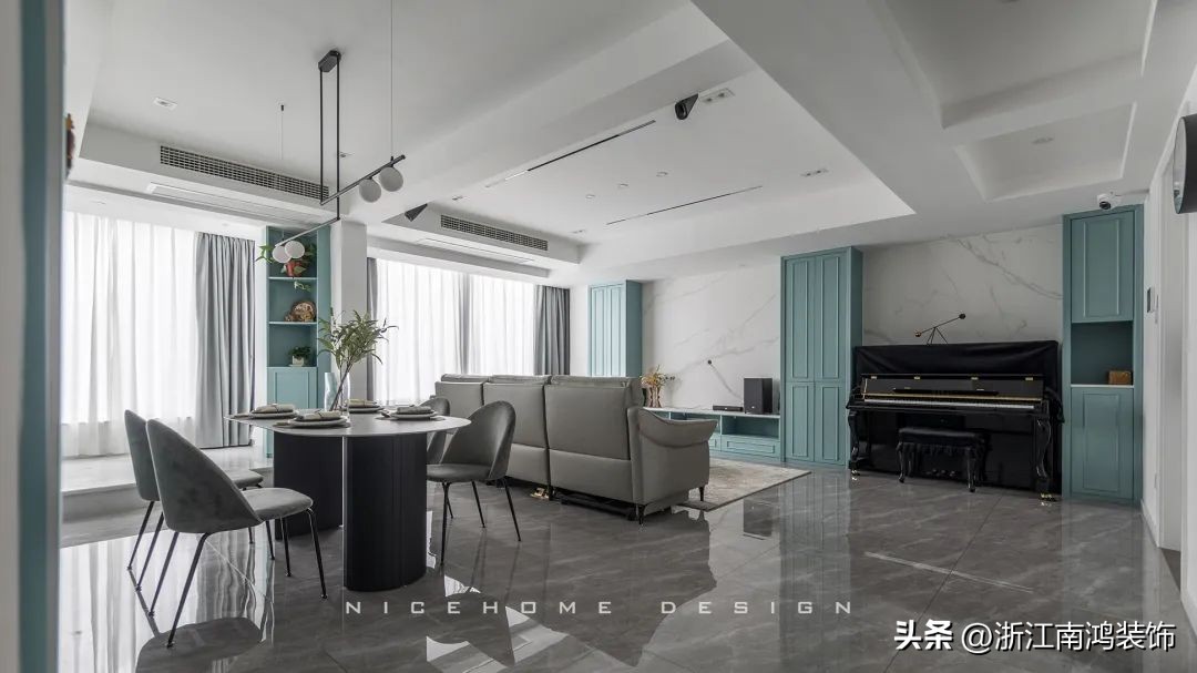 沙发不靠墙想用电动沙发怎么通电,客厅沙发不靠墙与餐厅连着效果图