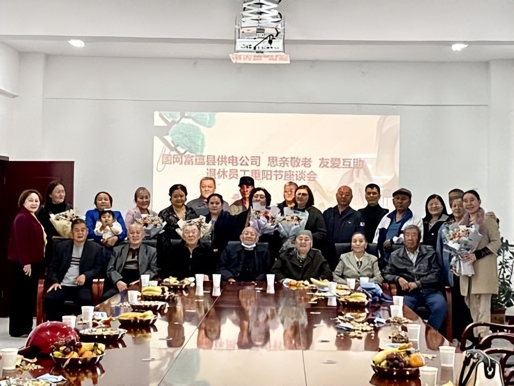 电网公司重阳节慰问离退休干部,电网重阳节