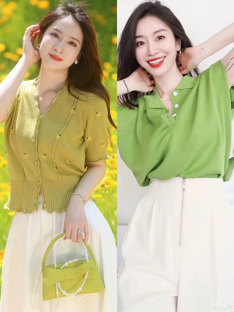 绿色系穿搭夏天清新,闷热的夏天只有这样穿才足够清凉