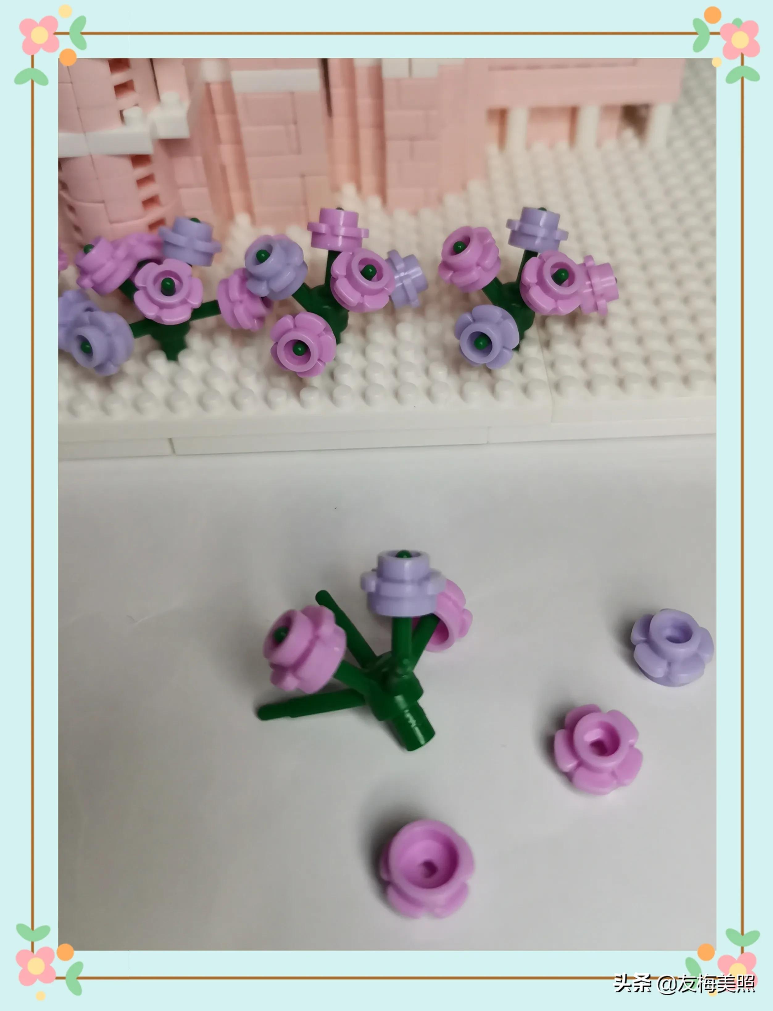 拼图积木：迪士尼城堡（7830）的拼图过程之八（拼花完成）