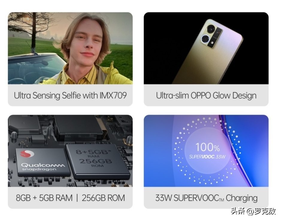 OPPOReno84G版配置曝光：90Hz+骁龙680+64MP三摄+4500mAh