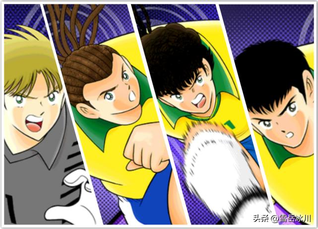 足球小将世界明星队vs日本队,足球小将世界明星队