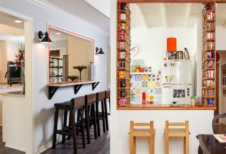 厨房改造开放式厨房加吧台,厨房改造半开放式厨房加吧台