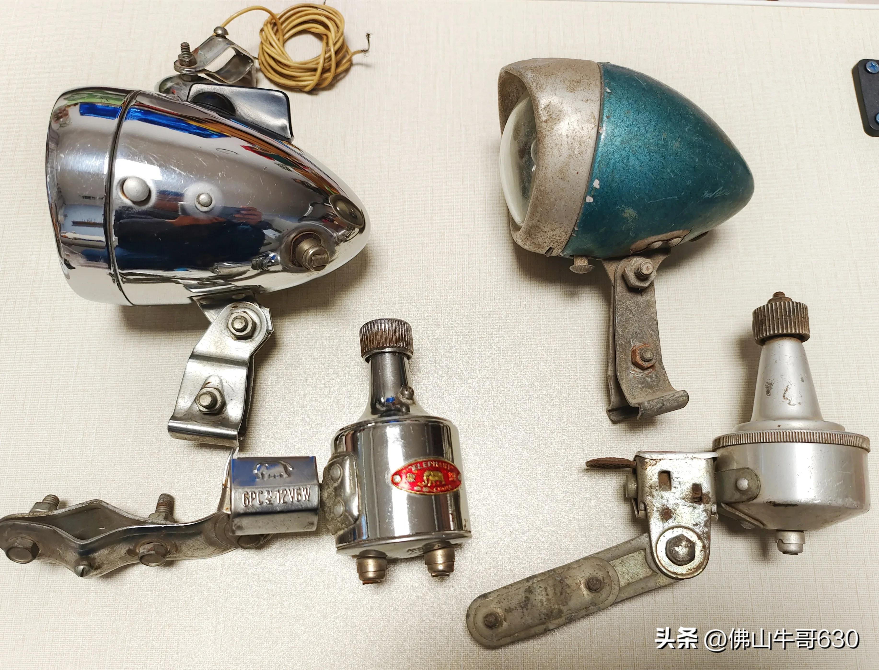 老款自行车发电机,老自行车收音机