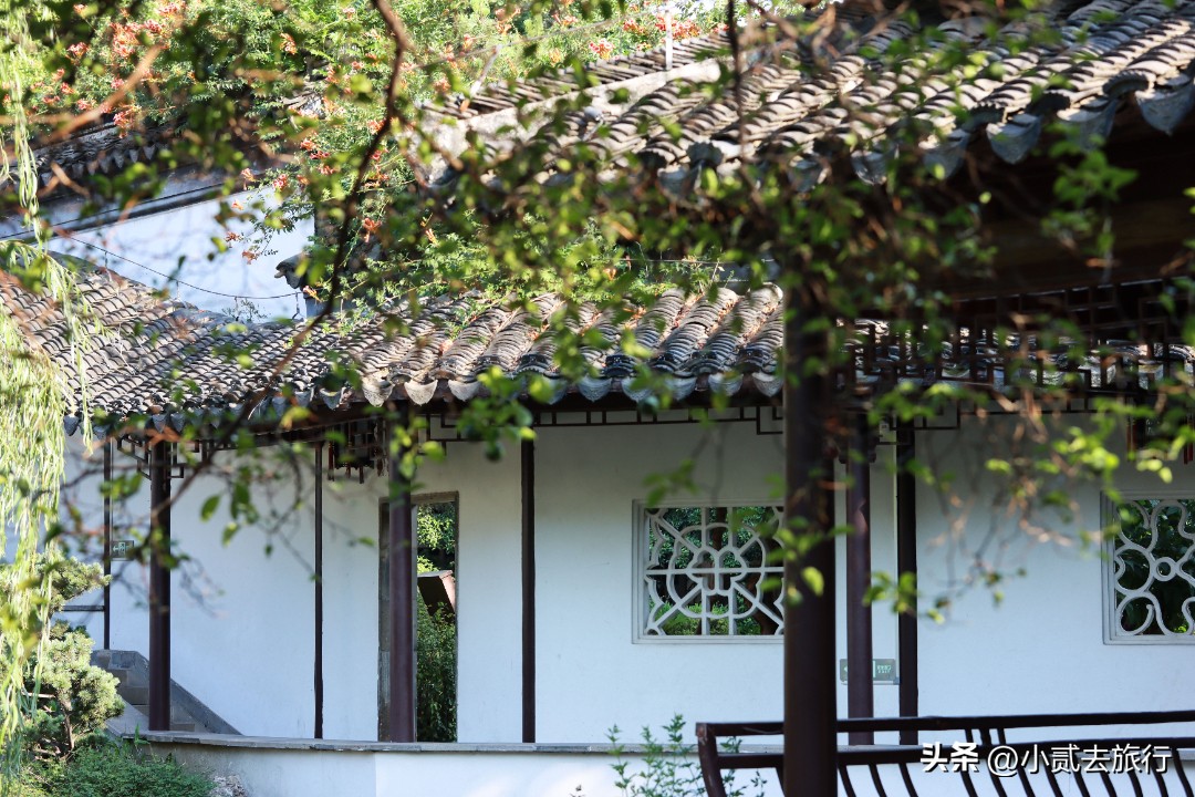 南京瞻园汉服摄影,南京瞻园园林山水布局