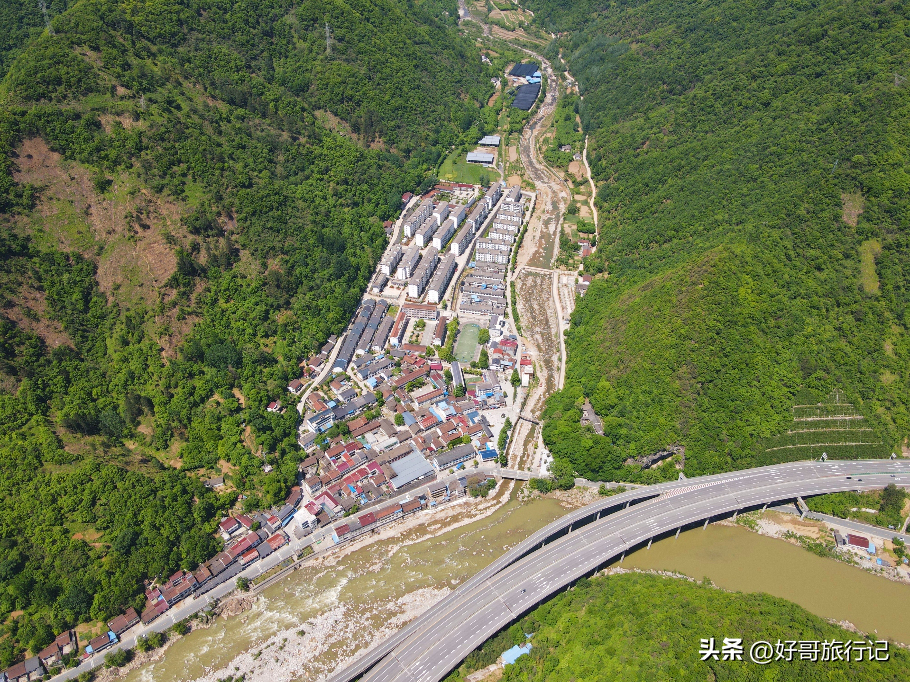 陕西美丽小镇，留坝县马道镇，萧何月下追韩信，一个有故事的地方