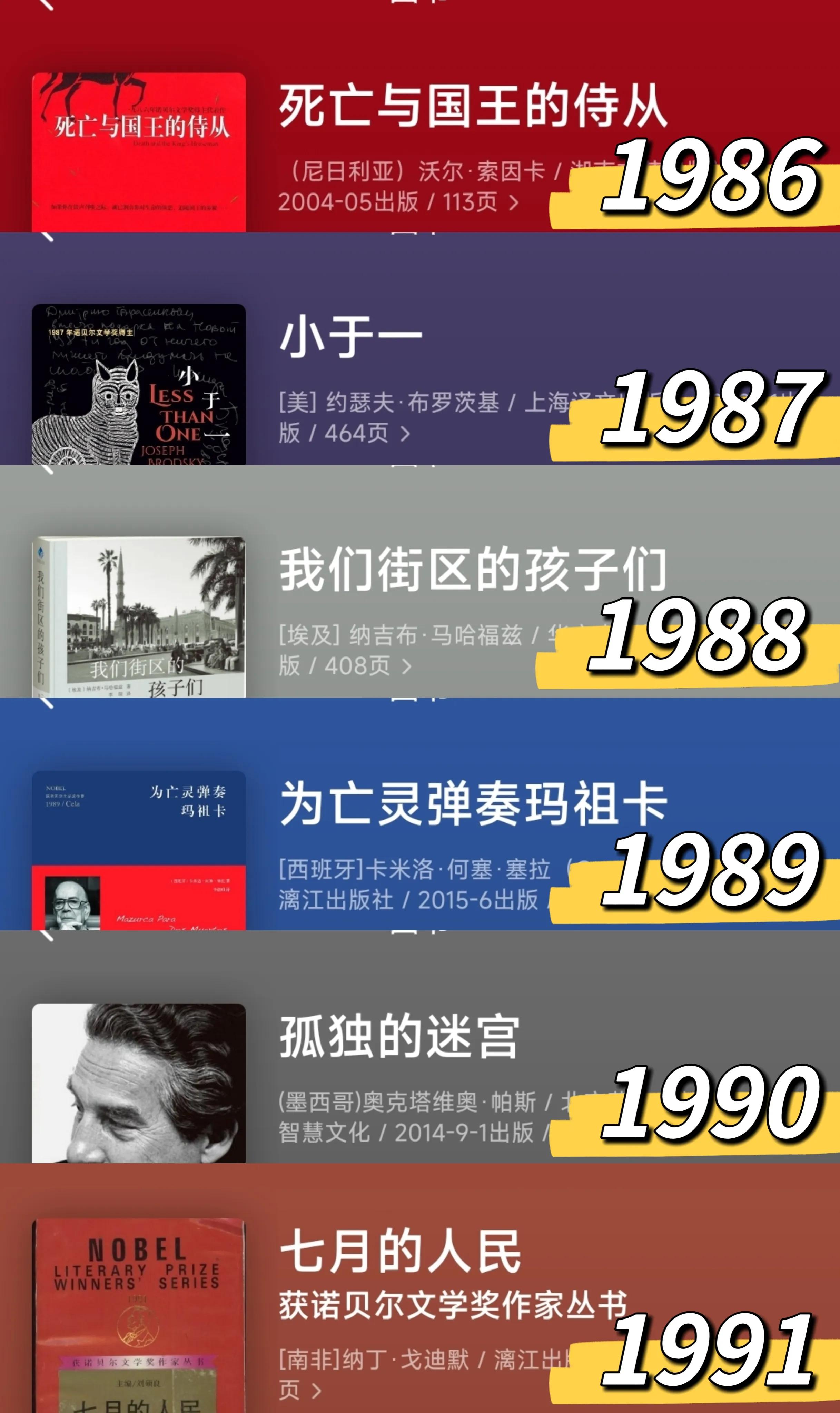 十大诺奖小说经典,50本顶级作家书单