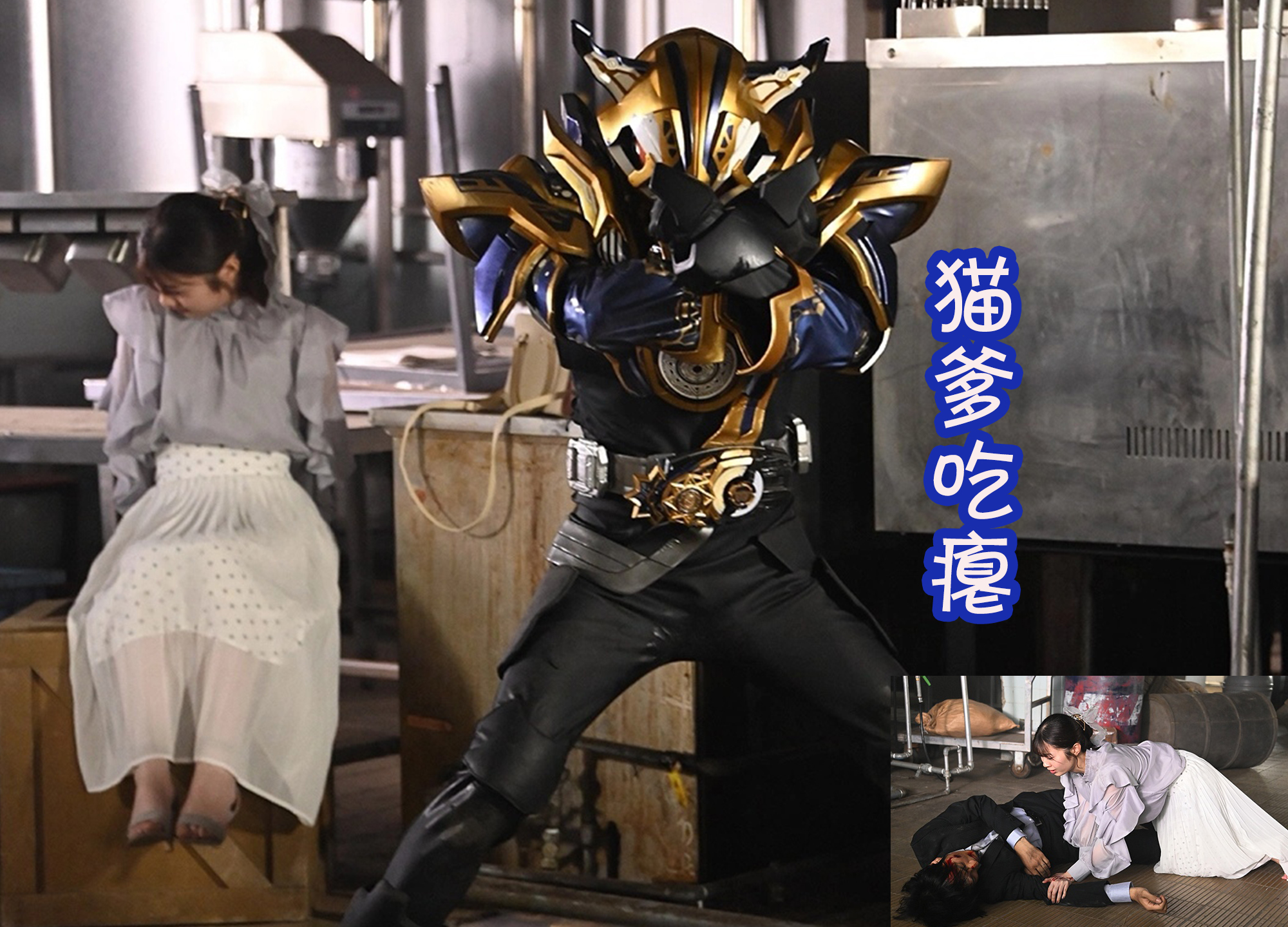 猫爹真男人！击败蝙蝠骑士后再战贝洛芭，变身姿势致敬时间火焰？