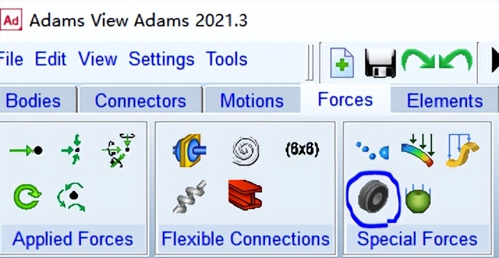 adams车轮和地面接触,adams转鼓试验台架