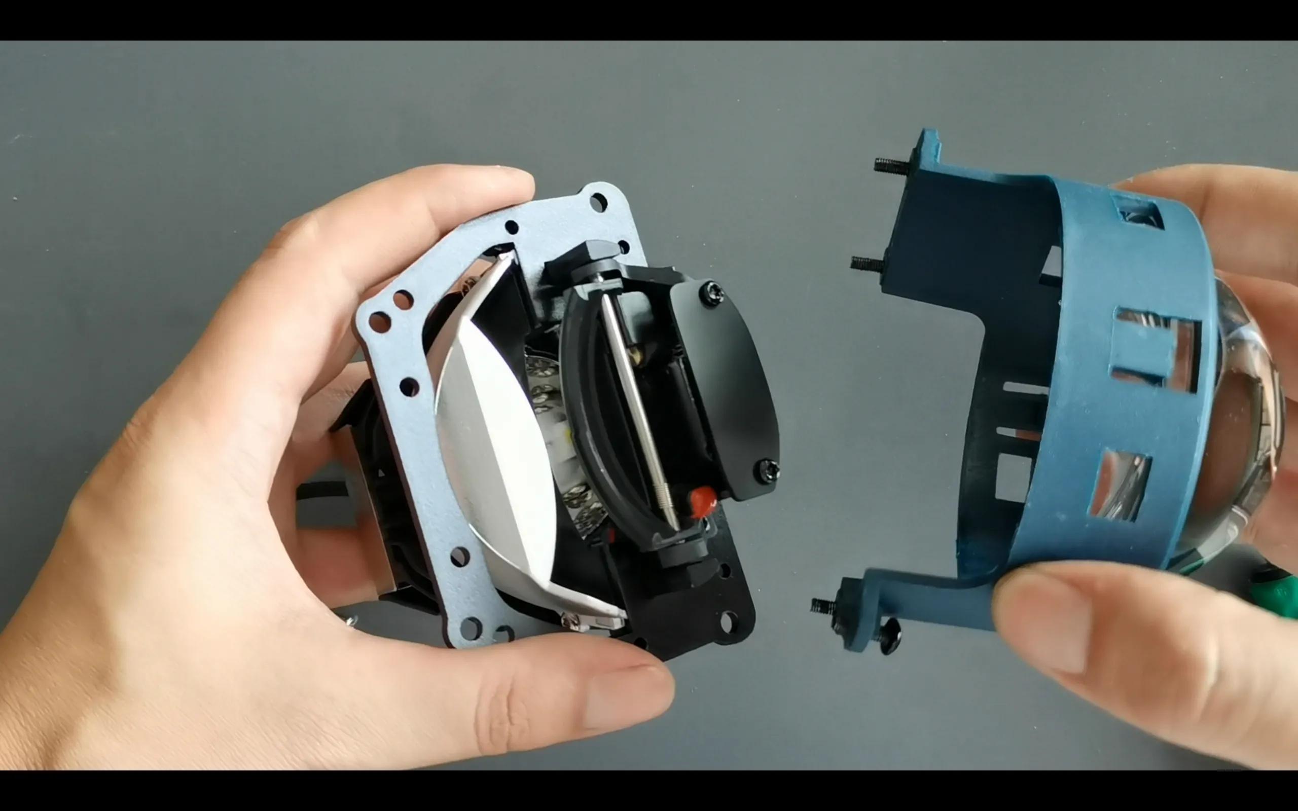 车灯氙气灯升级效果,欧司朗最新款led透镜