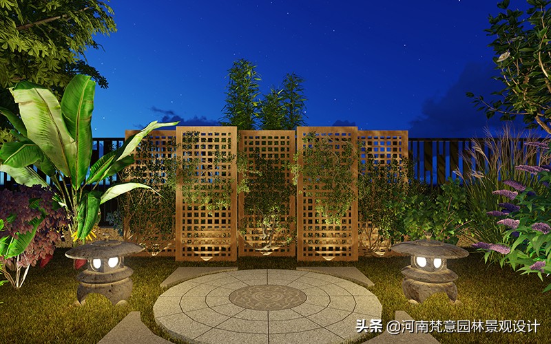 郑州庭院花园景观设计,郑州正商公主湖