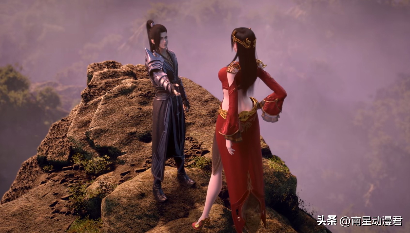 斗破苍穹萧炎获得四块残图,萧炎给海波东画饼