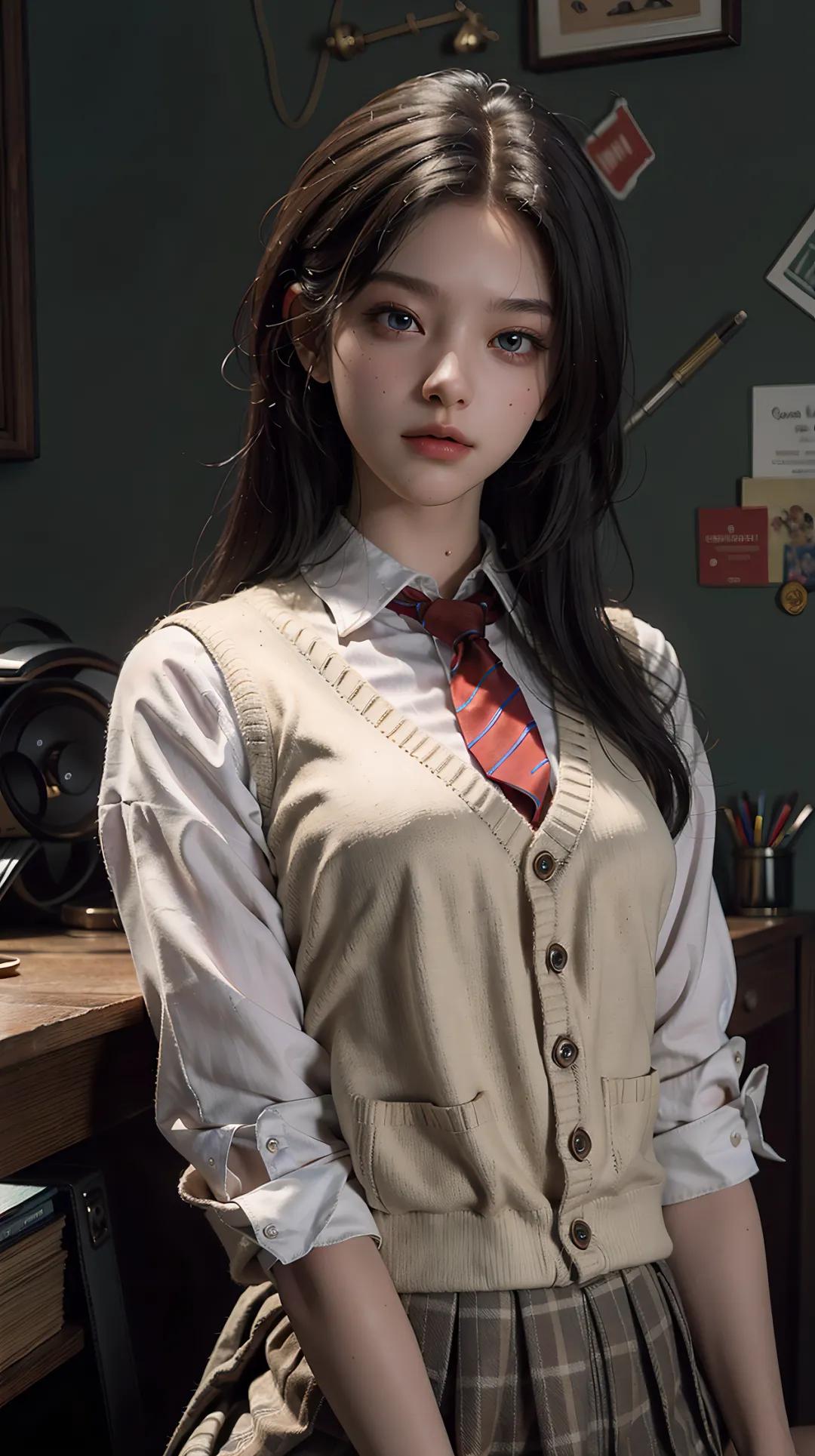 ai绘画校园服装,ai绘画校服美少女