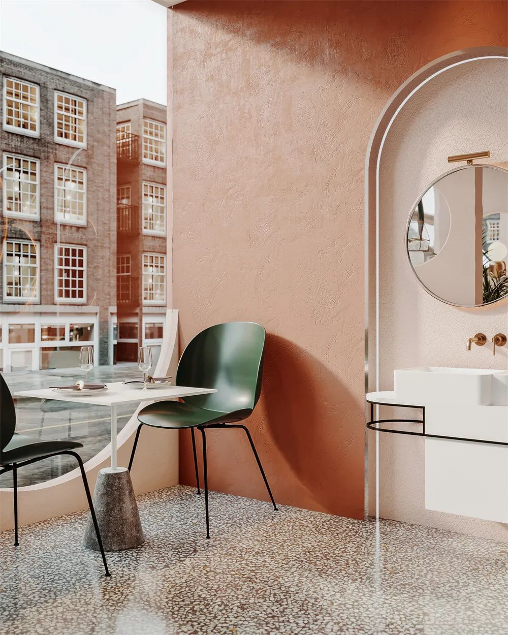 日式甜品店设计,法式甜品店设计效果图