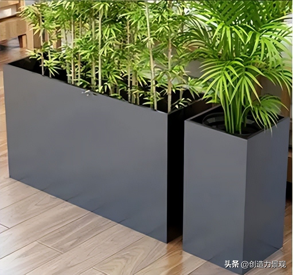 花箱小庭院景观设计,庭院花箱设计款式大全