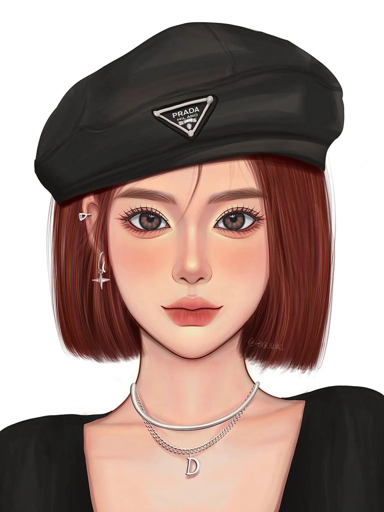 女生短发头像高冷霸气,女生短发头像冷酷帅气