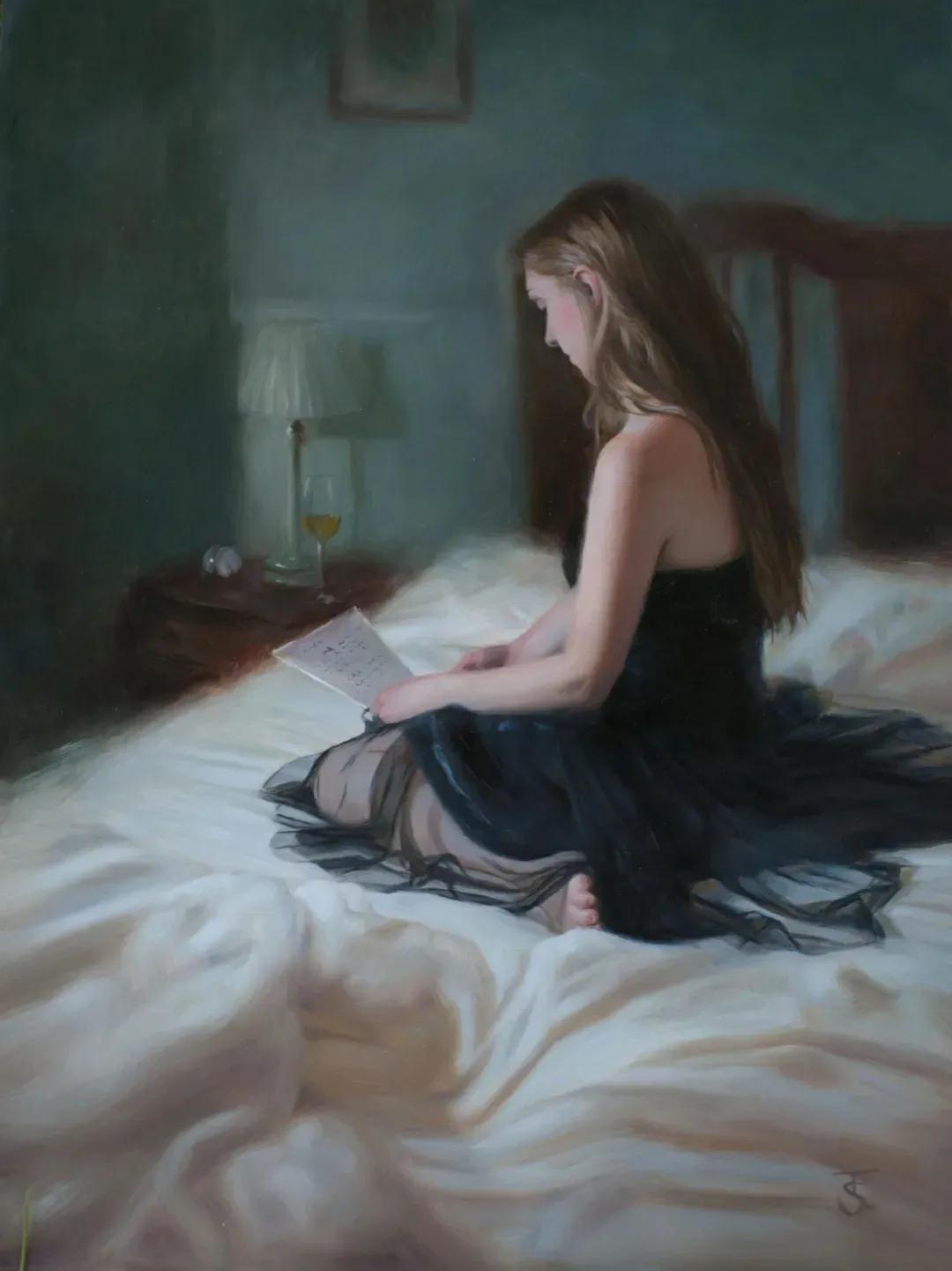 国外当代超写实艺术作品,西方油画大师笔下的绝世美人