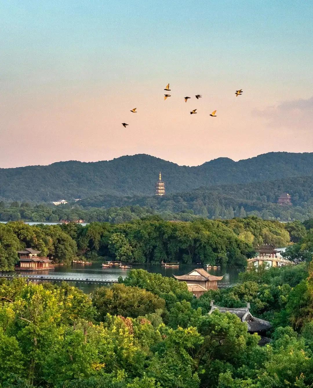杭州西湖十景游玩攻略简介,杭州西湖十景全景图