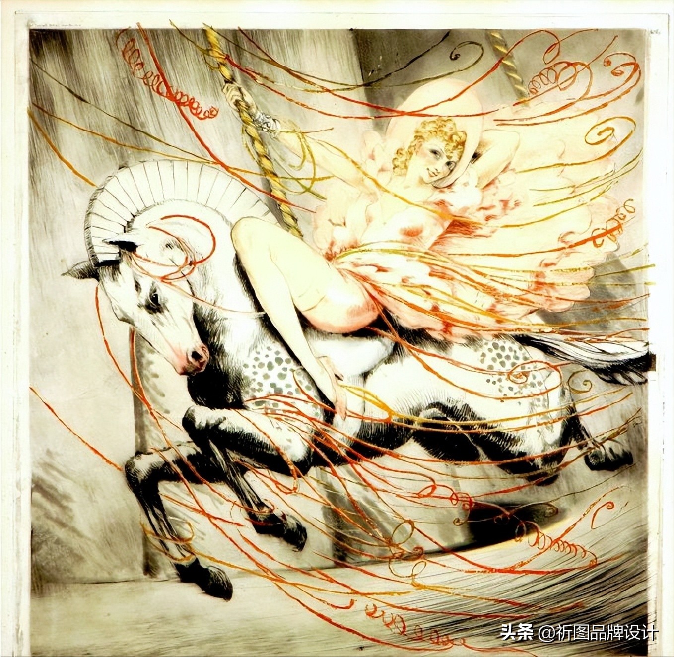 因为路边金发女郎而改变一生的油画家，他的人体油画定格18岁妻子