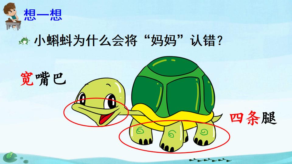 小蝌蚪找妈妈绘本ppt制作教程,二年级课文小蝌蚪找妈妈ppt背景