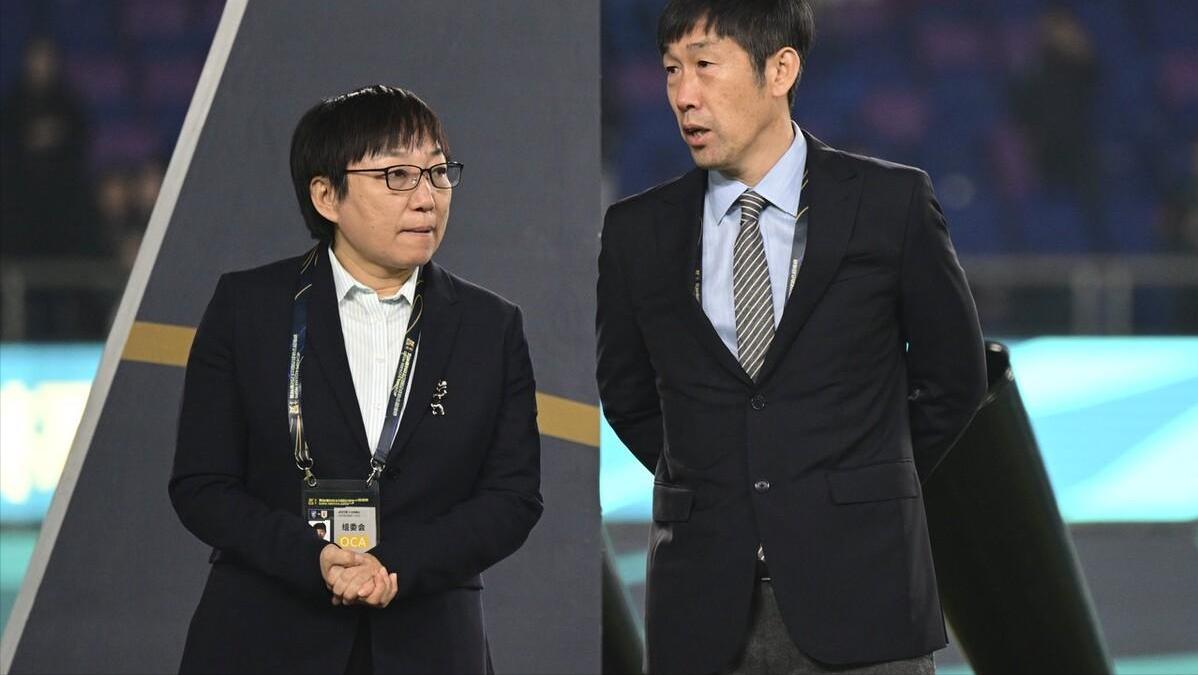 高洪波和孙雯,孙雯高洪波和陈婉婷国足主教练