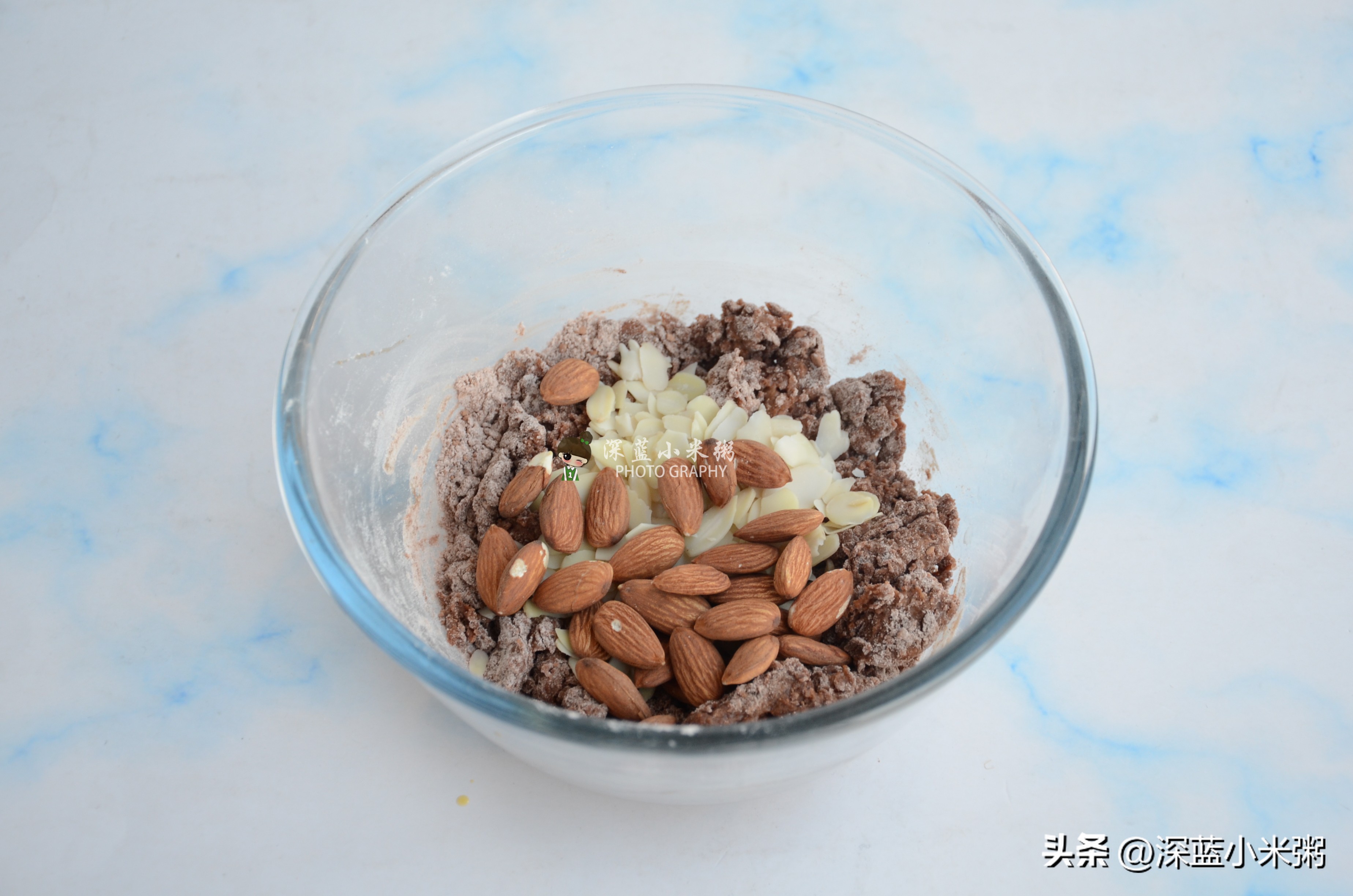 可可脆片杏仁饼,意大利脆饼无油无糖