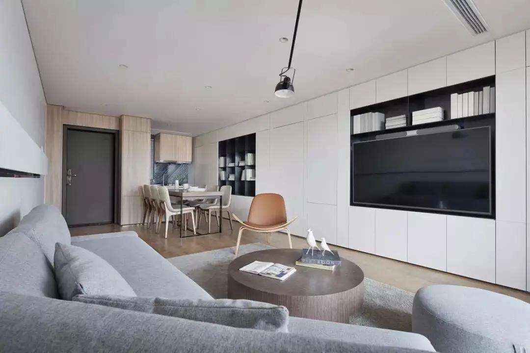 满墙柜电视背景墙,电视背景墙做满柜好还是不好