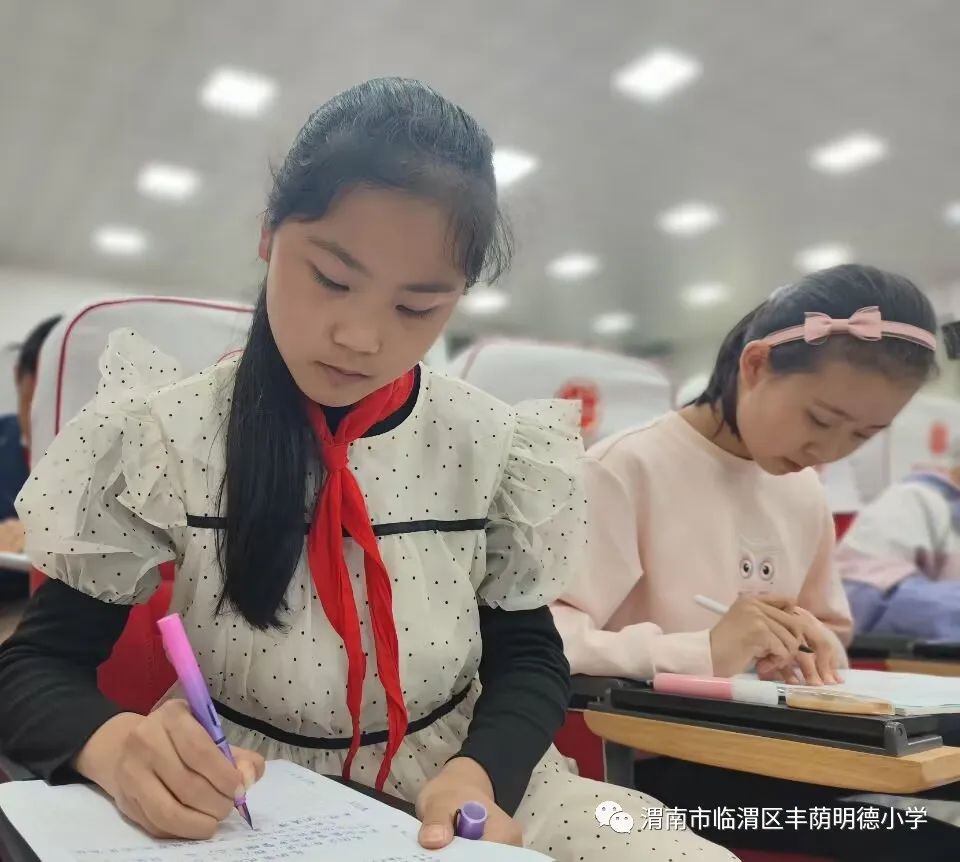 纸上风光正好真情笔端流淌——丰荫明德小学第二十届作文竞赛活动侧记