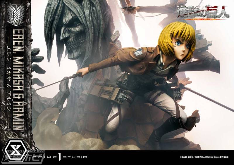 进击的巨人周边手办阿尔敏,进击的巨人艾伦始祖人手办